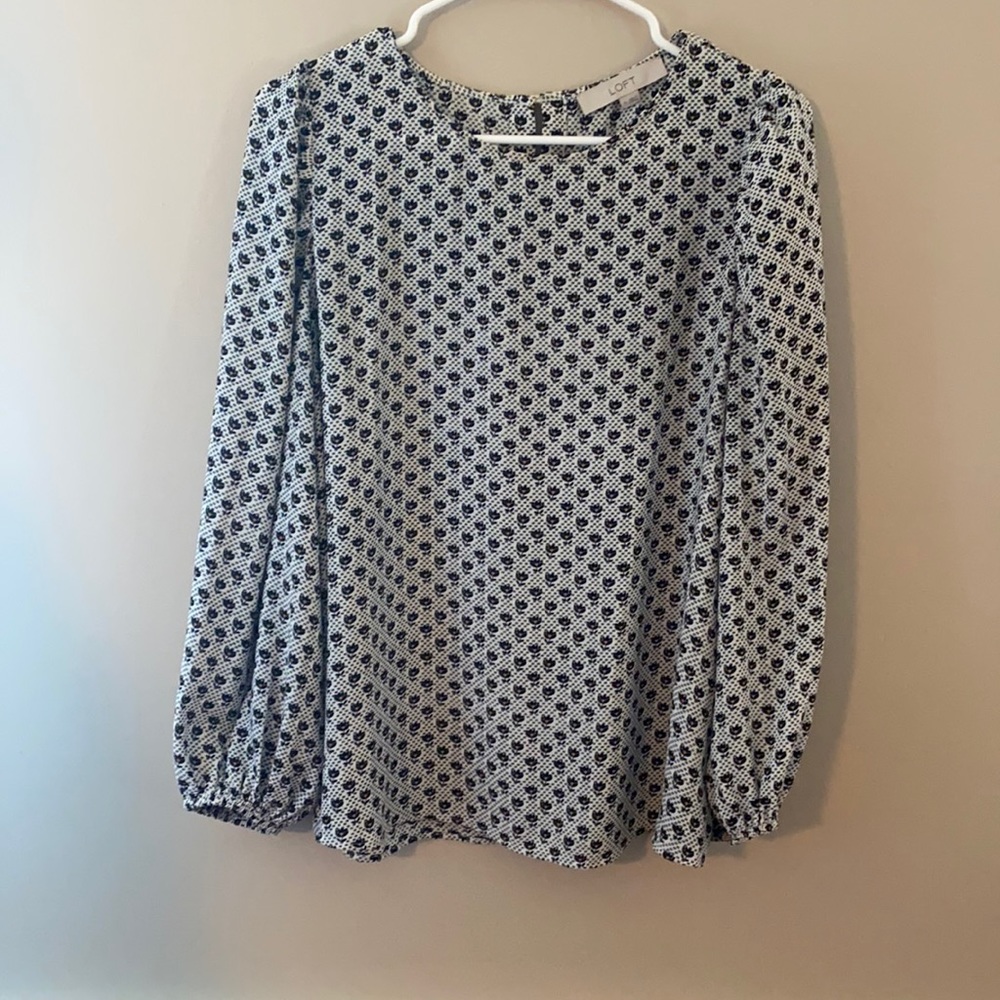 Patterned blouse LOFT